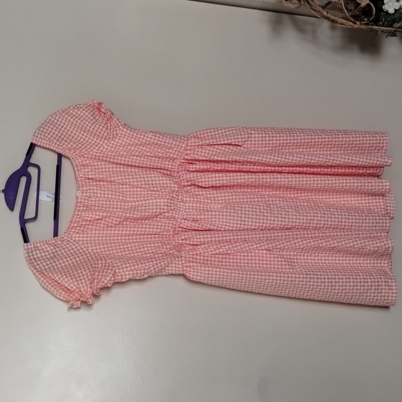 WOMEN PLUS SIZE MINI CAP SLEEVE COUNTRY COTTAGE, CORE DRESS W/ POCKETS - Picture 4 of 7